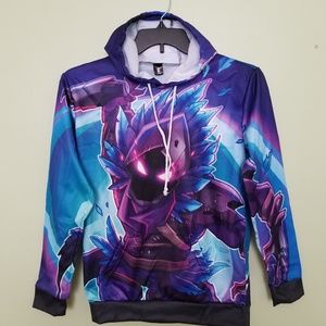 Fortnite raven hoodie adult size medium